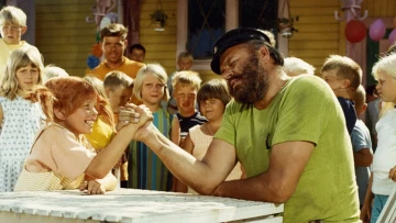 Her kommer Pippi Langstrømpe